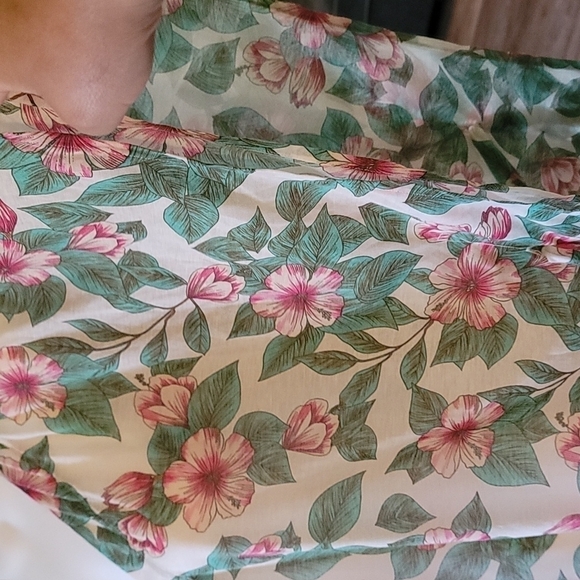 ♥️hm  tunic size M floral print and summer, beach, boho, - Picture 5 of 16